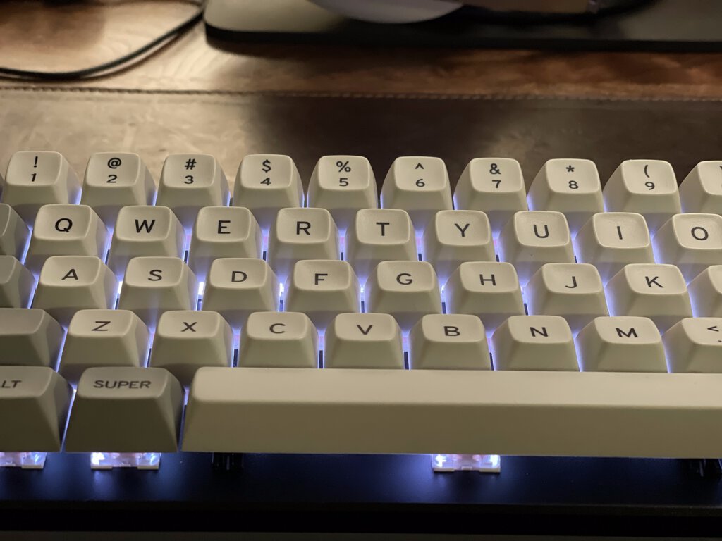 Slope and scoop of MT3 keycaps